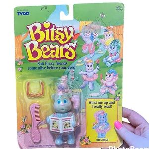 Tyco Bitsy Bears Rita Bear Toy Vintage 1991 NIP